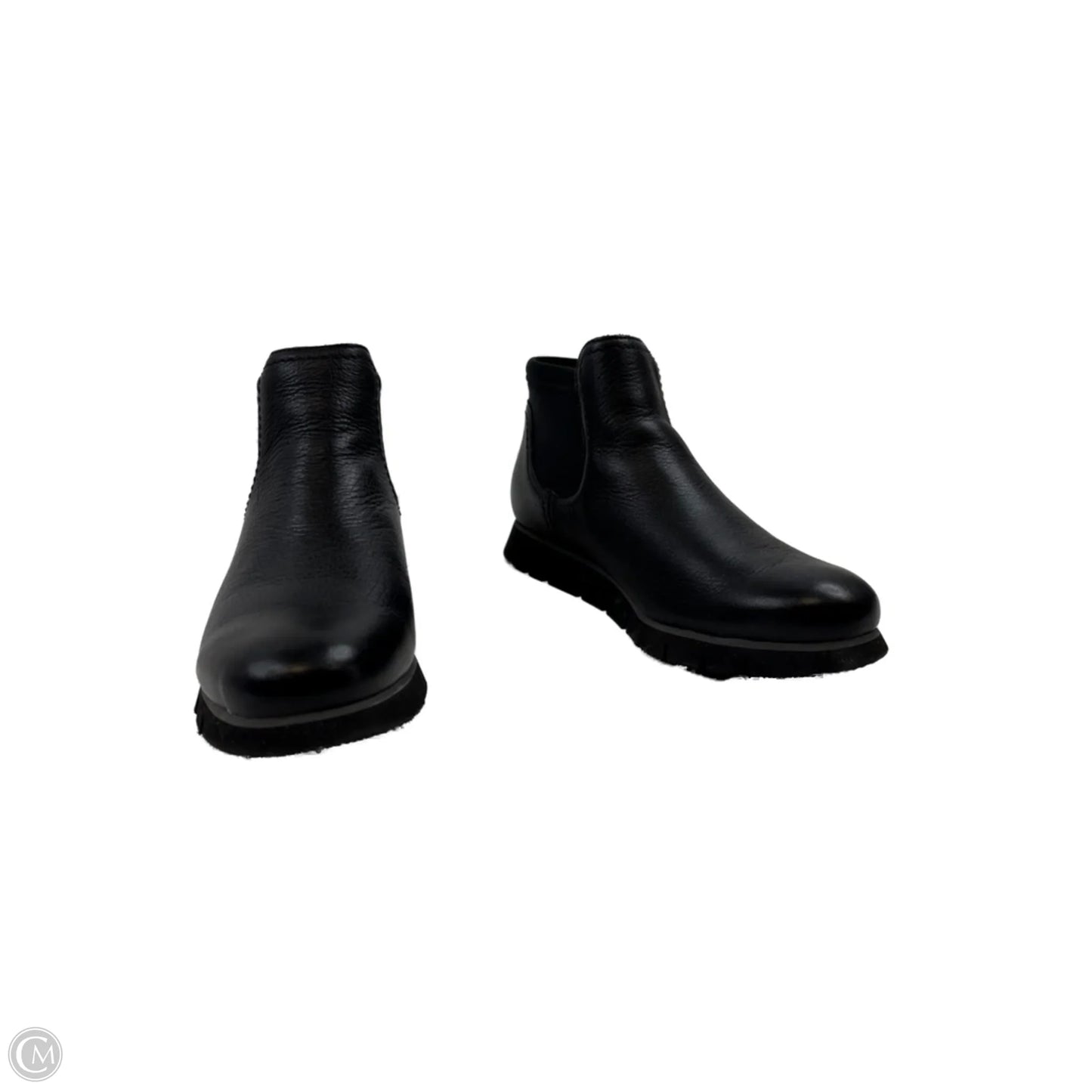 Boots Ankle Flats By Clothes Mentor In Black, Size: 8.5