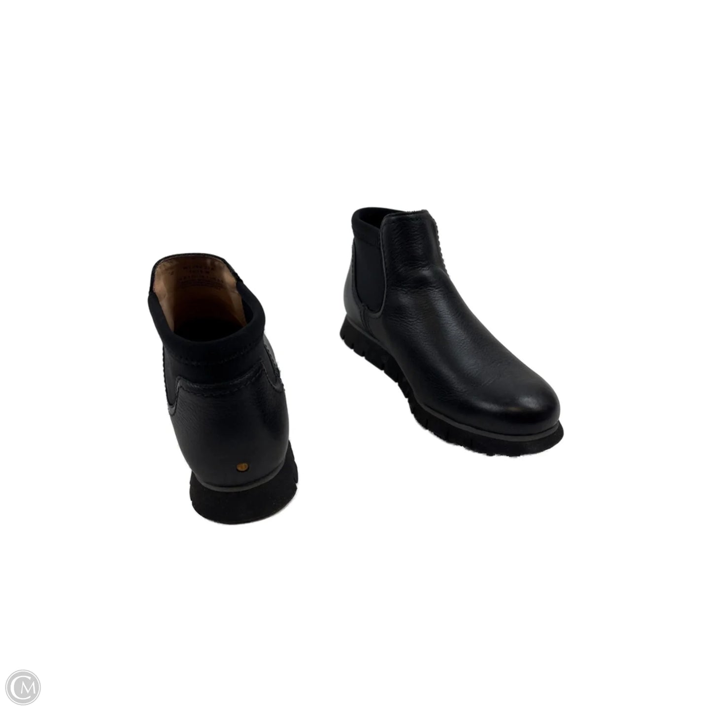 Boots Ankle Flats By Clothes Mentor In Black, Size: 8.5