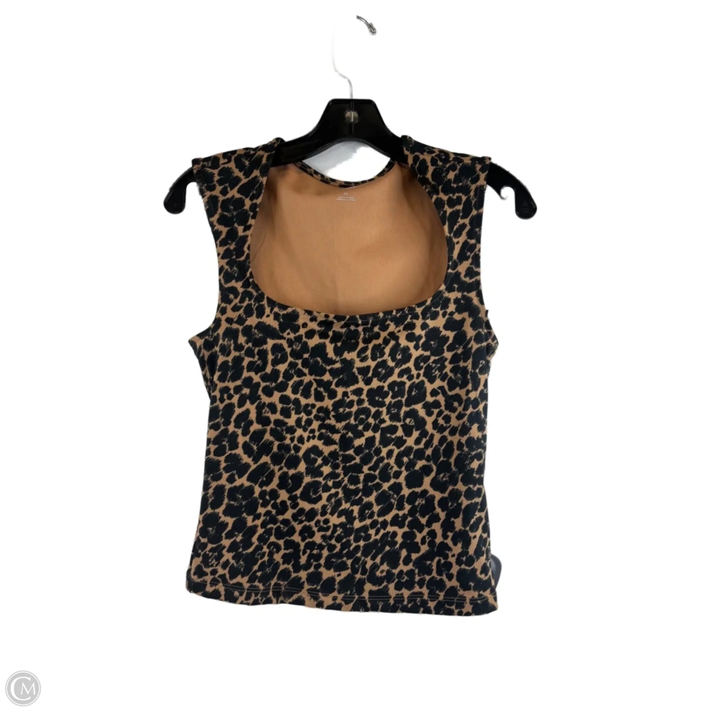 Top Sleeveless Basic By Maeve In Blue & Tan, Size: Xs