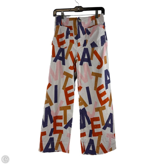 Pants Wide Leg By Maeve In Orange & Purple, Size: 6