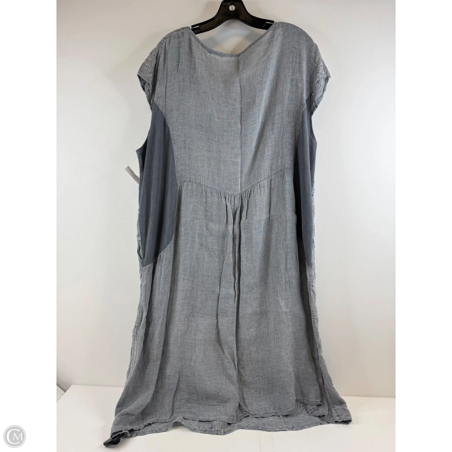 Dress Casual Short By Clothes Mentor In Blue, Size: 3x