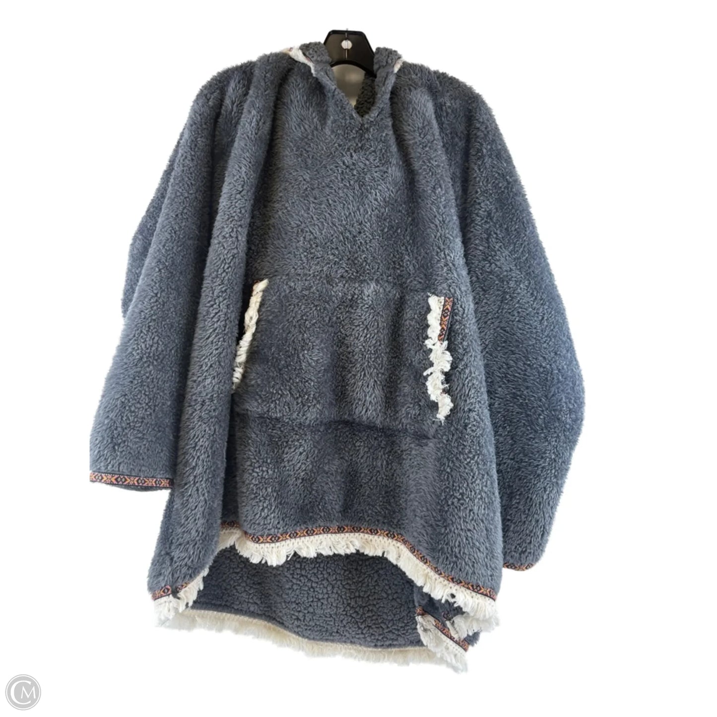 Jacket Faux Fur & Sherpa By Natural Life In Grey, Size: Osfm
