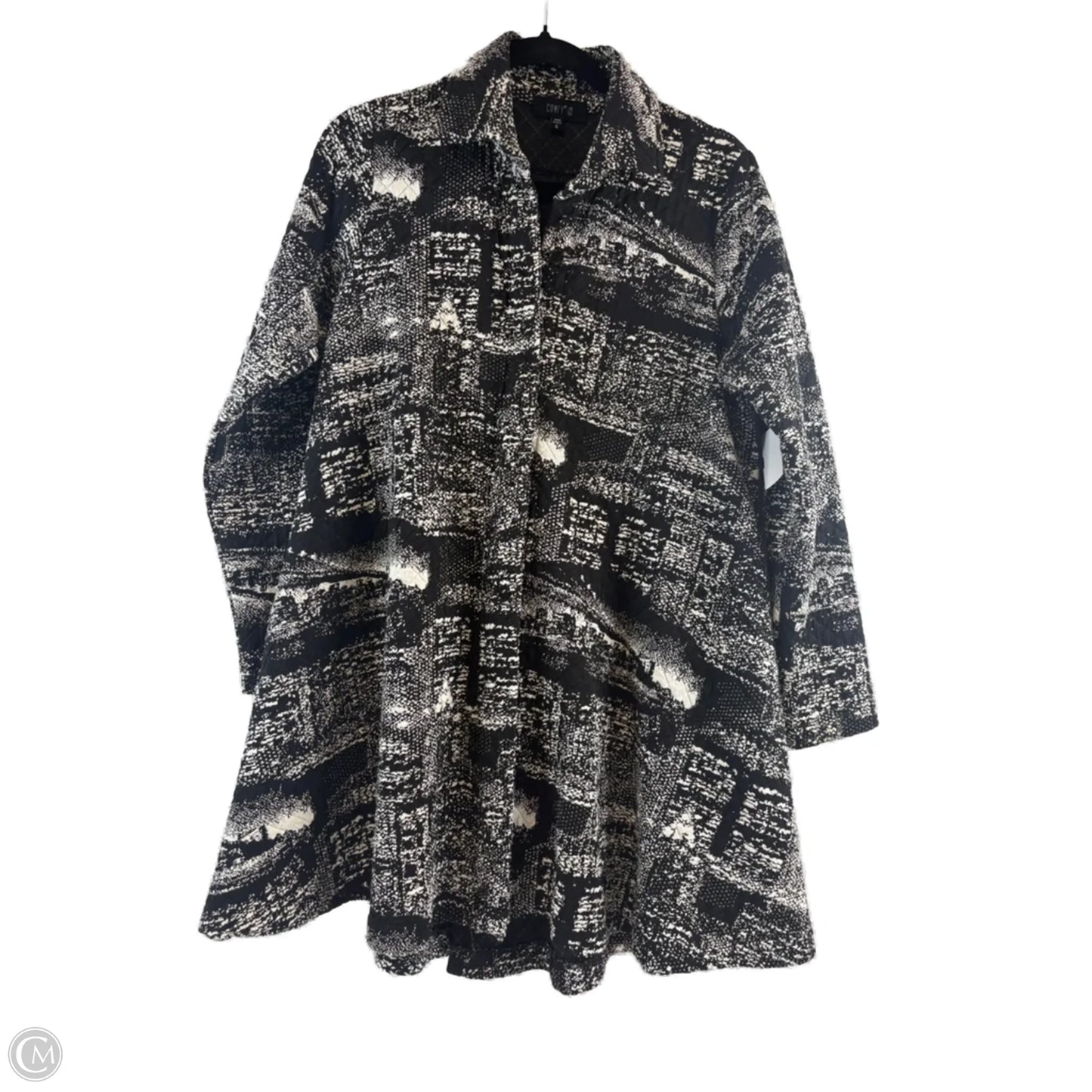Jacket Other By Comfy In Black & White, Size: S