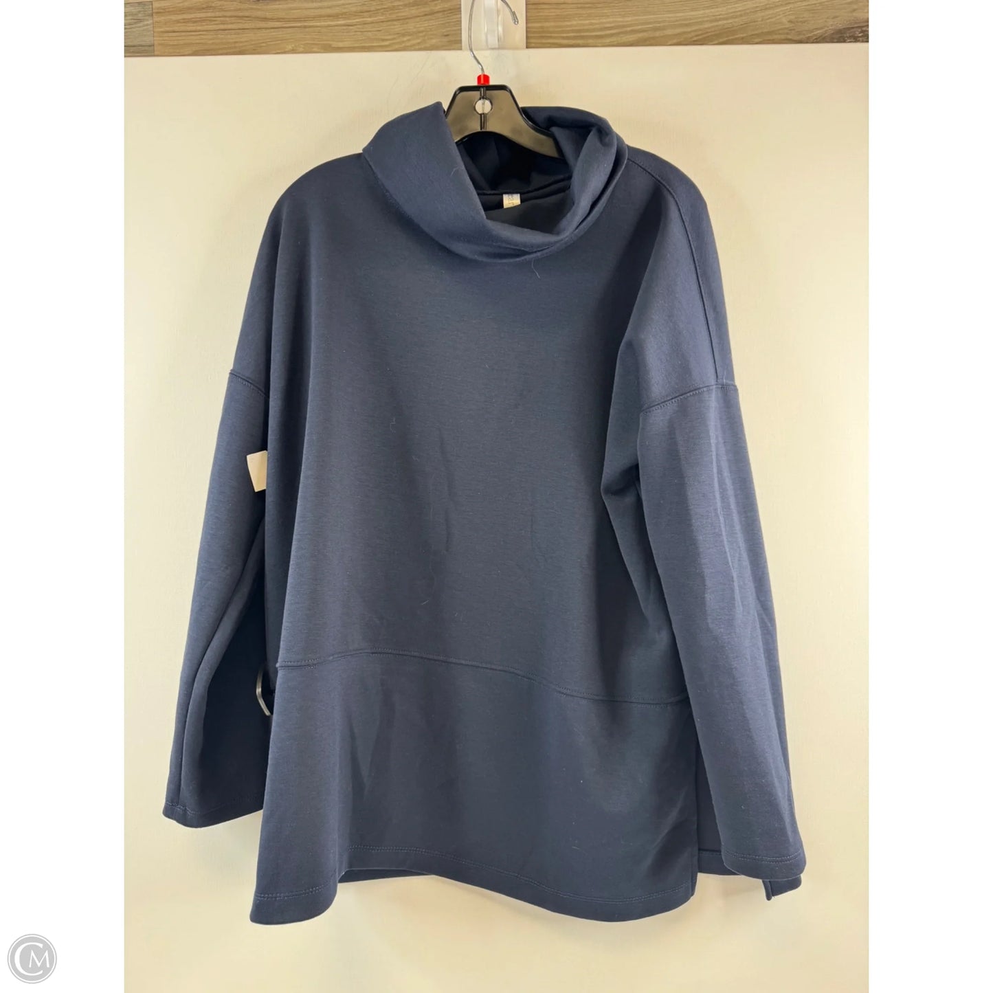 Top Long Sleeve By Clothes Mentor In Navy, Size: Xl
