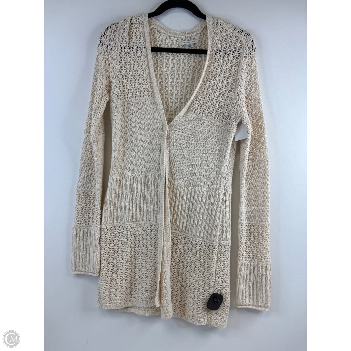 Cardigan By American Eagle In Cream, Size: S