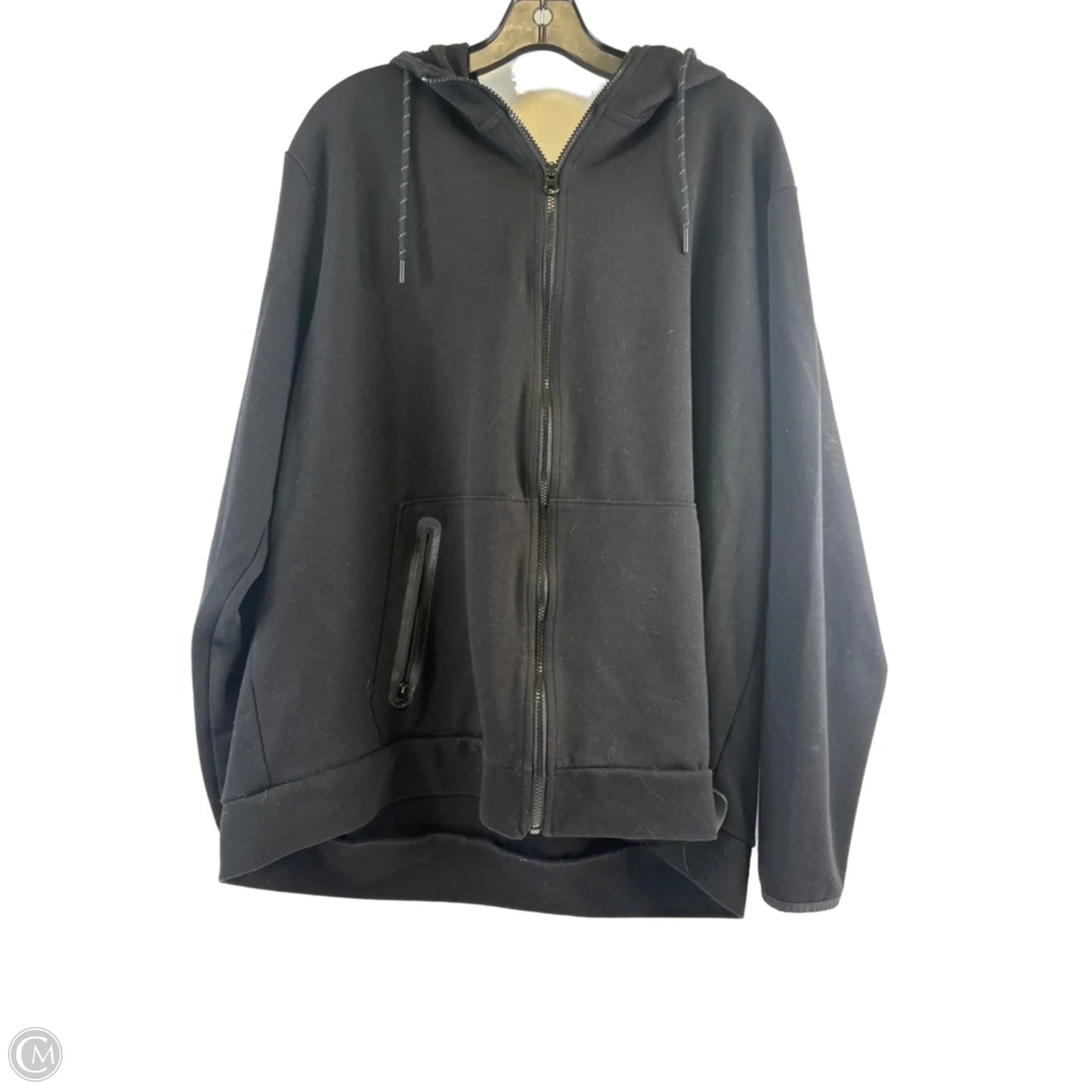 Athletic Sweatshirt Hoodie By Tek Gear In Black, Size: Xxl