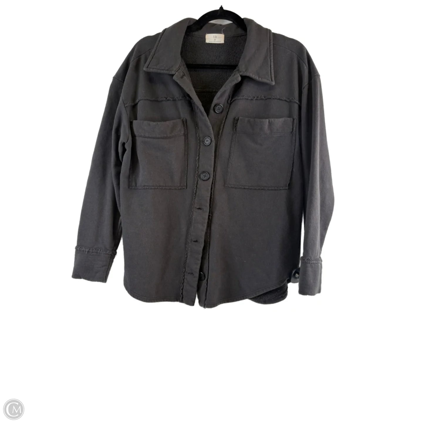Jacket Shirt By T.la In Black, Size: Xs