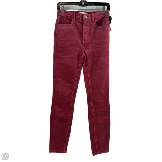 Pants Corduroy By Loft In Pink, Size: 0