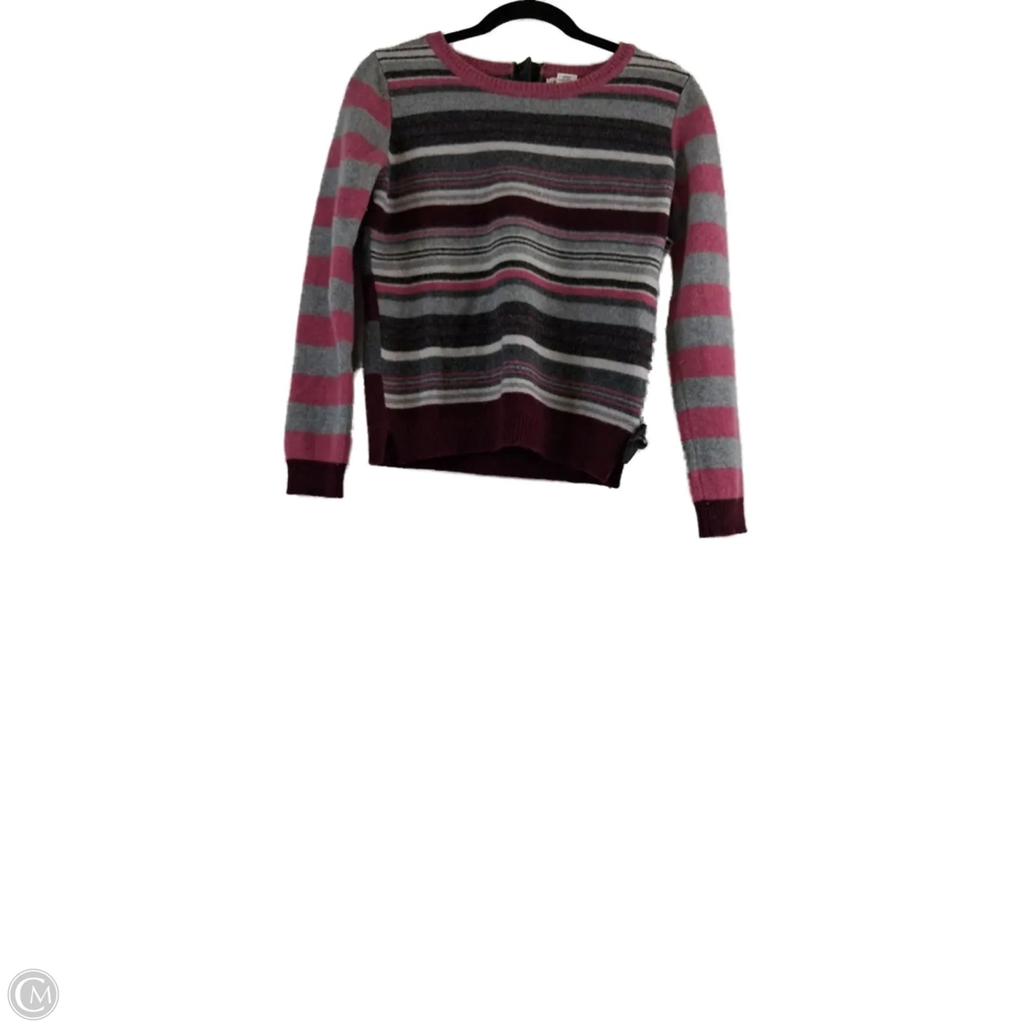 Sweater By Artisan Ny In Grey & Pink, Size: M
