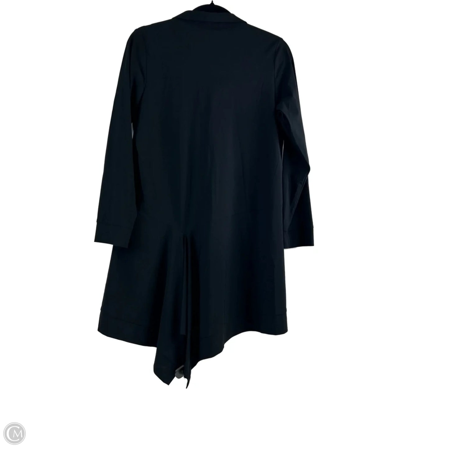 Jacket Windbreaker By Clothes Mentor In Black & Blue, Size: S
