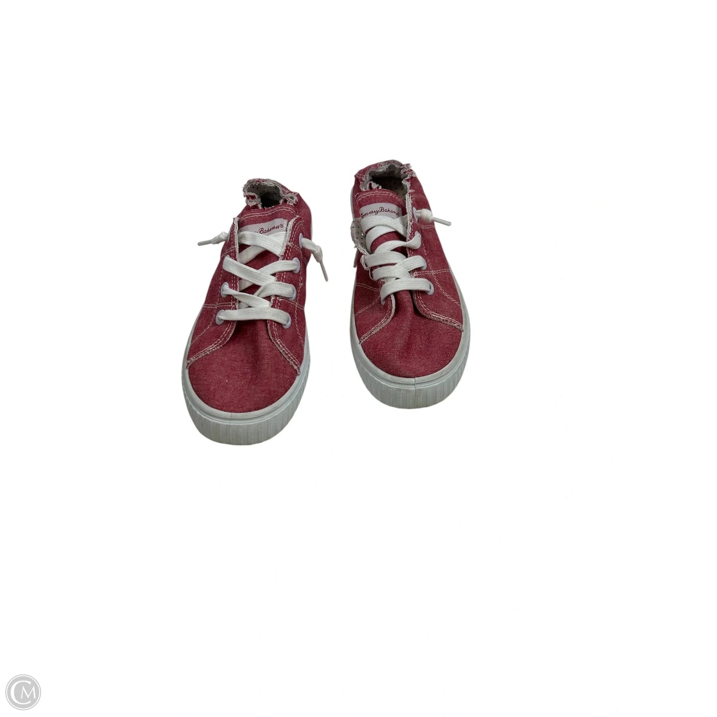 Shoes Sneakers By Clothes Mentor In Red & White, Size: 8.5