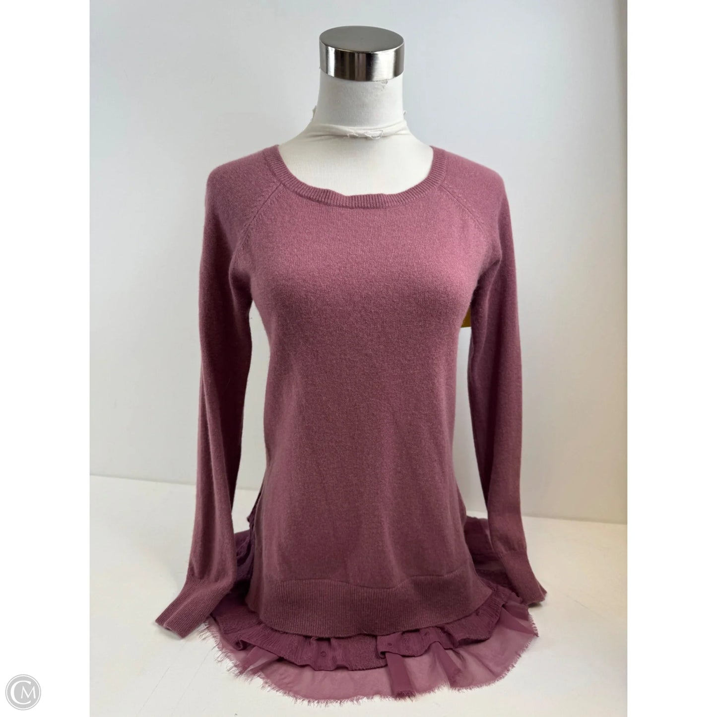 Sweater Cashmere By Garnet Hill In Mauve, Size: Xs