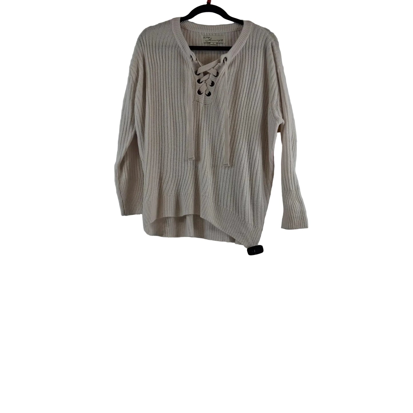 Sweater By Vintage Havana In Cream, Size: S