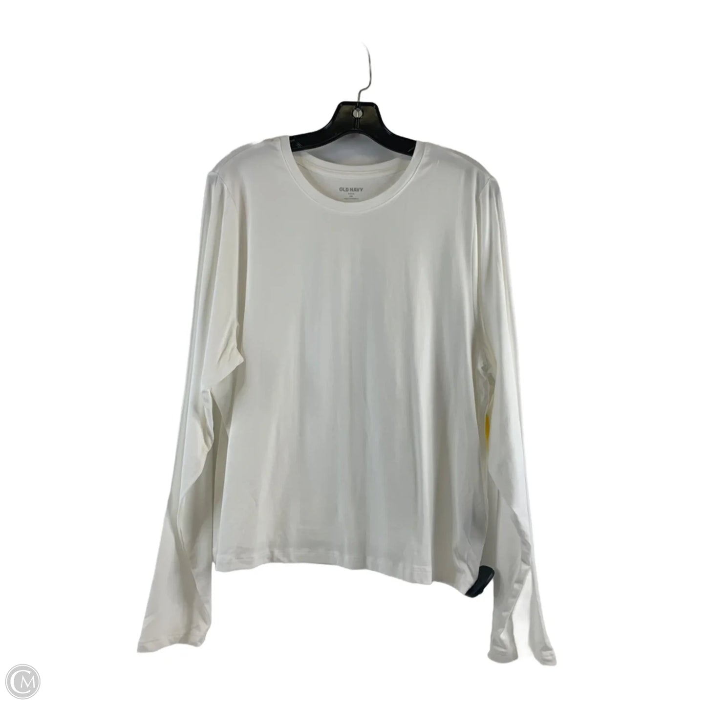 Top Long Sleeve By Old Navy In White, Size: Xxl