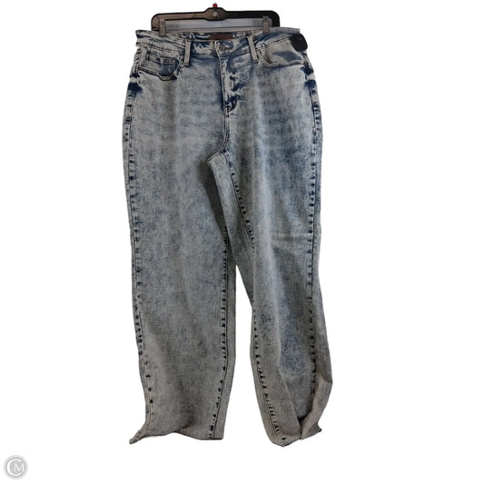 Jeans Wide Leg By Judy Blue In Blue Denim, Size: 18