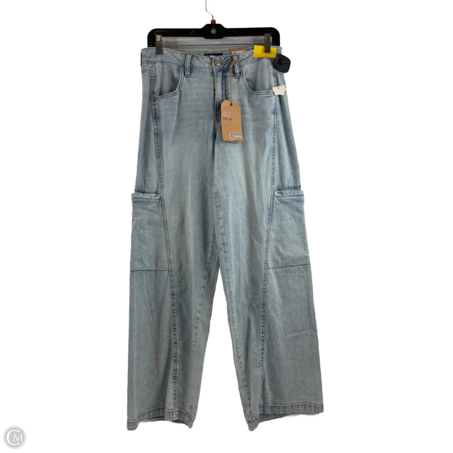 Jeans Wide Leg By Clothes Mentor In Blue Denim, Size: 4