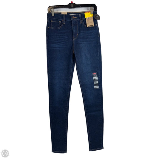 Jeans Skinny By Levis In Blue Denim, Size: 4