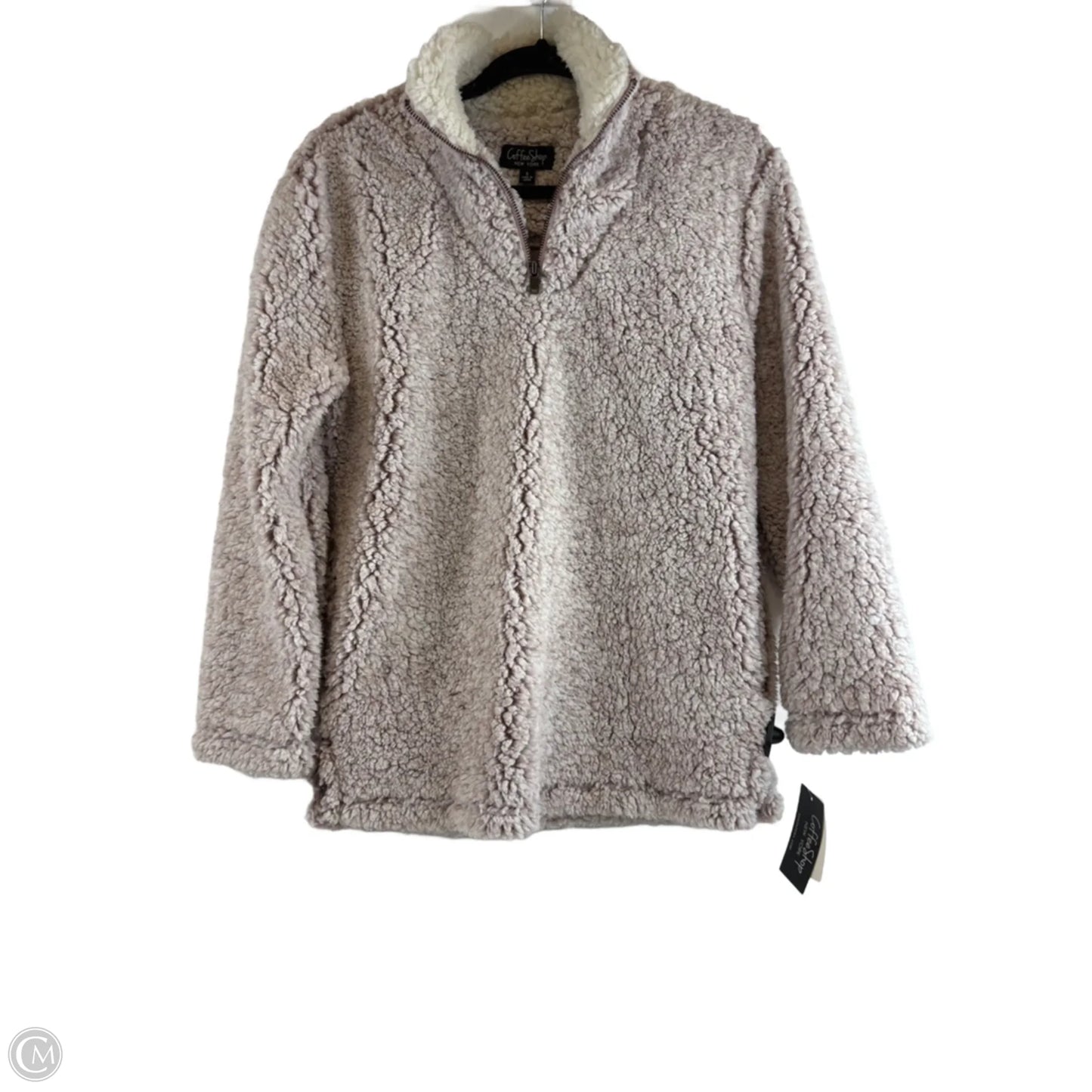 Jacket Fleece By Coffee Shop In Pink, Size: S