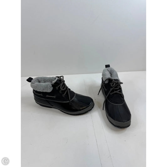 Boots Rain By Jbu By Jambu In Black & Grey, Size: 8