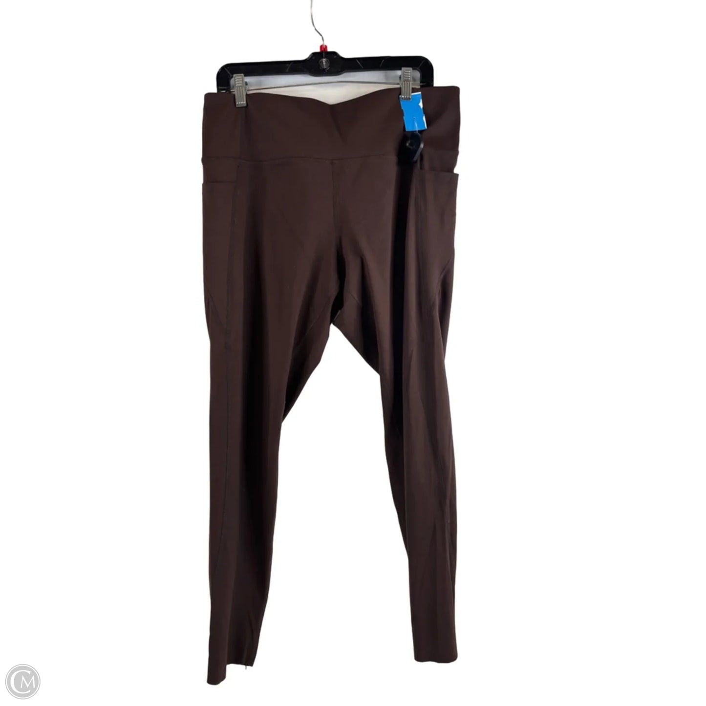 Athletic Leggings By Danskin In Brown, Size: Xl