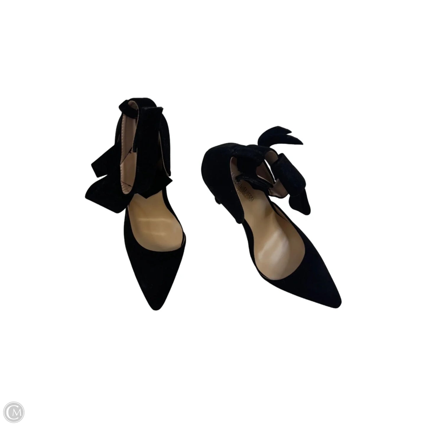 Shoes Heels Kitten By Clothes Mentor In Black, Size: 8.5