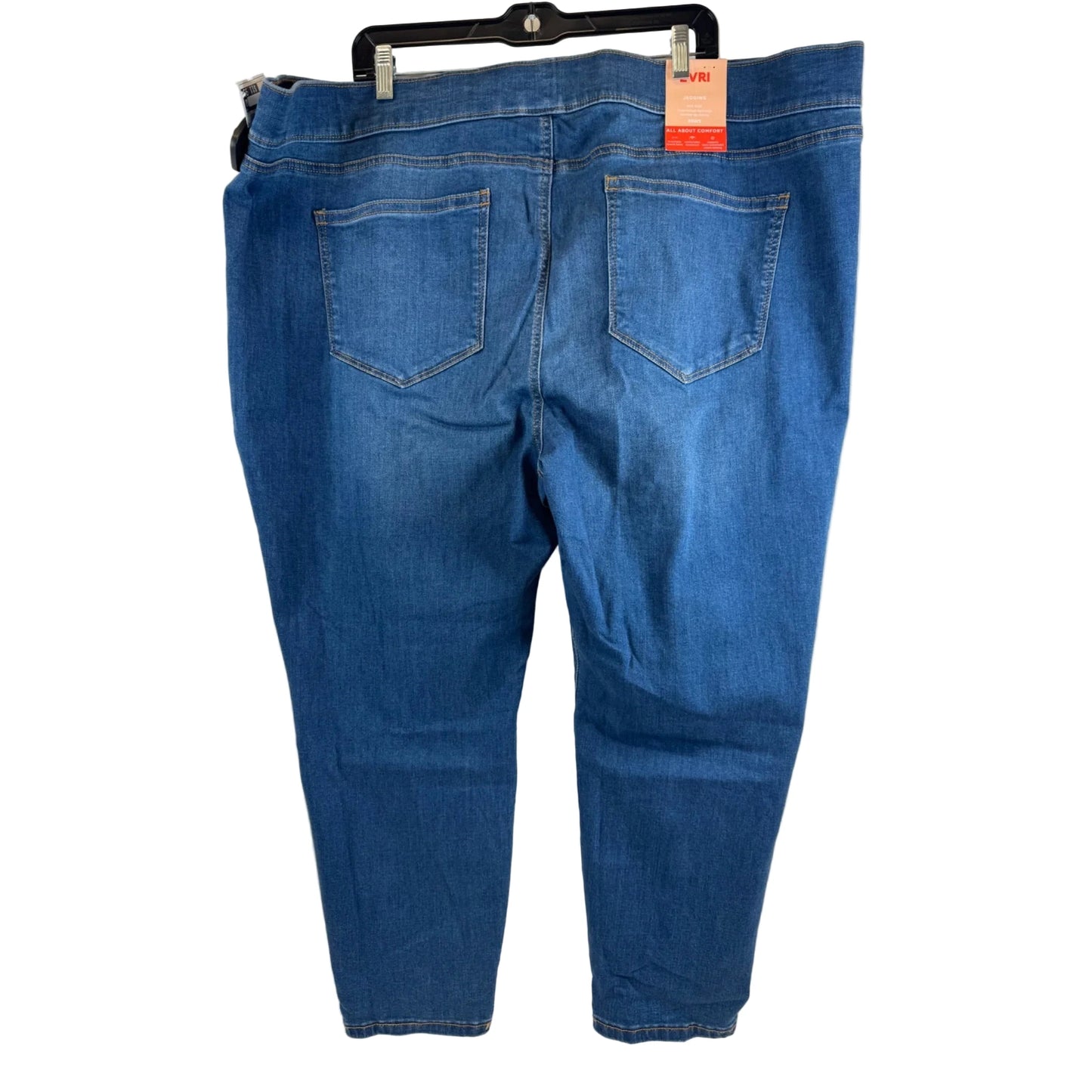 Jeans Jeggings By Evri In Blue Denim, Size: 26