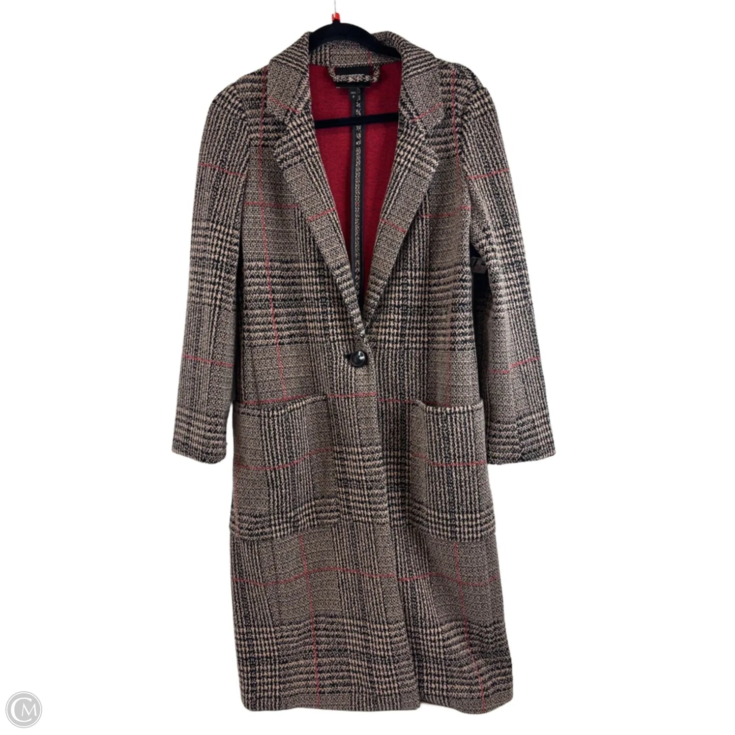 Coat Other By Express In Black & Tan, Size: S