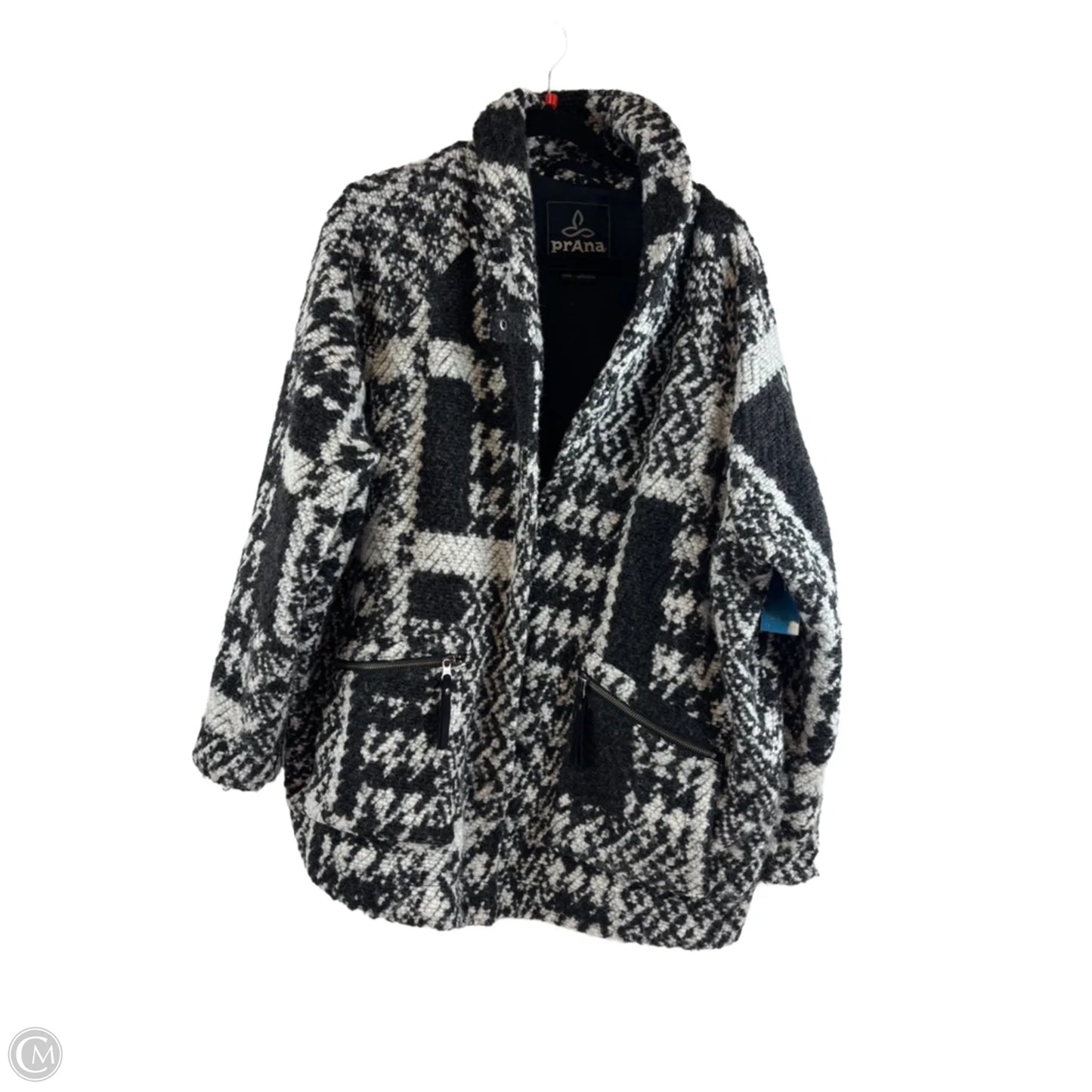 Jacket Other By Prana In Black & White, Size: L