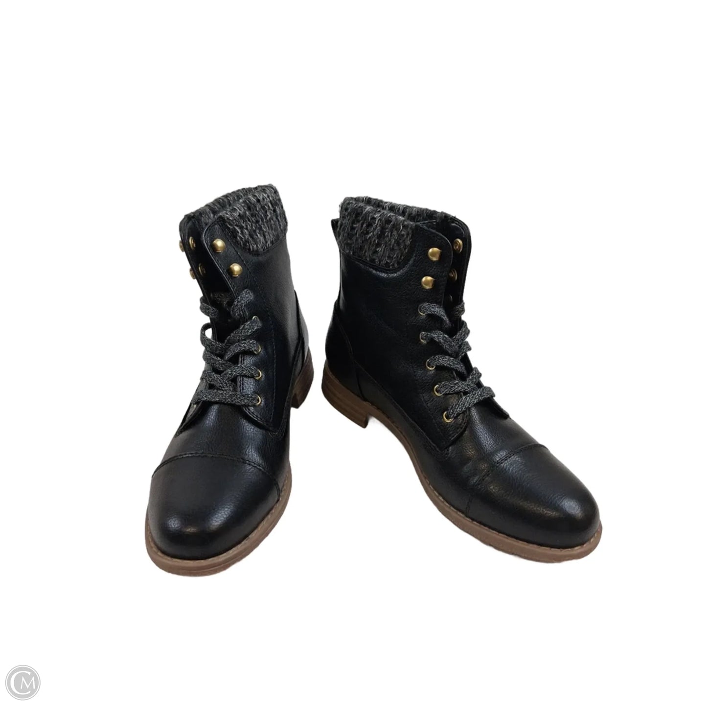 Boots Ankle Heels By Limelight In Black, Size: 8