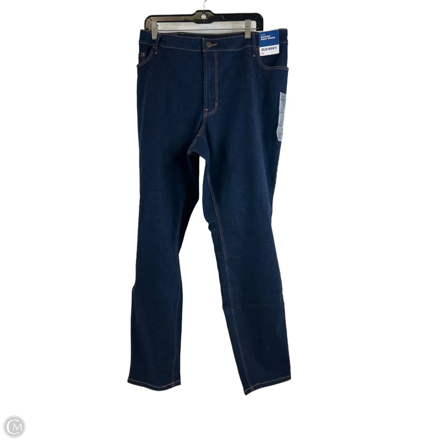 Jeans Skinny By Old Navy In Blue Denim, Size: 24