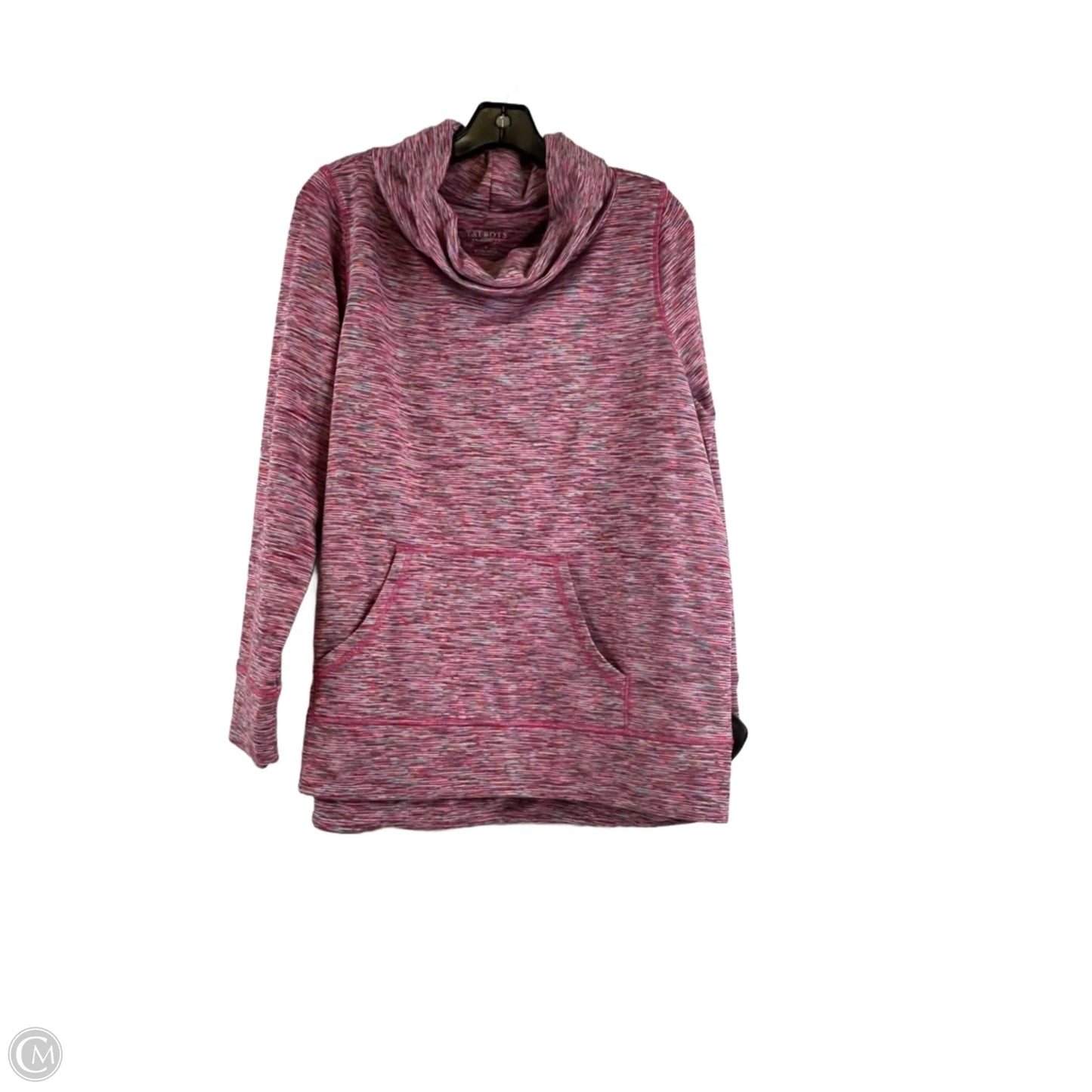 Athletic Top Long Sleeve Collar By Talbots In Pink, Size: Xl