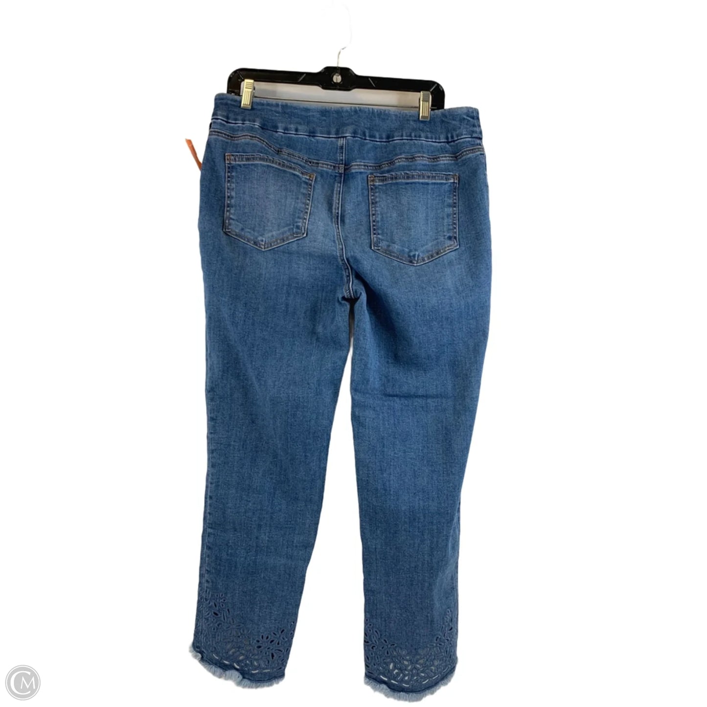Jeans Jeggings By Chicos In Blue Denim, Size: 12