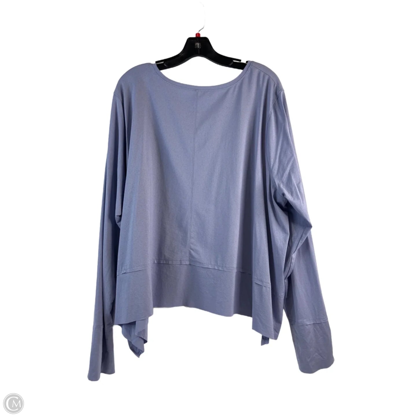 Top Long Sleeve By So In Purple, Size: 3x