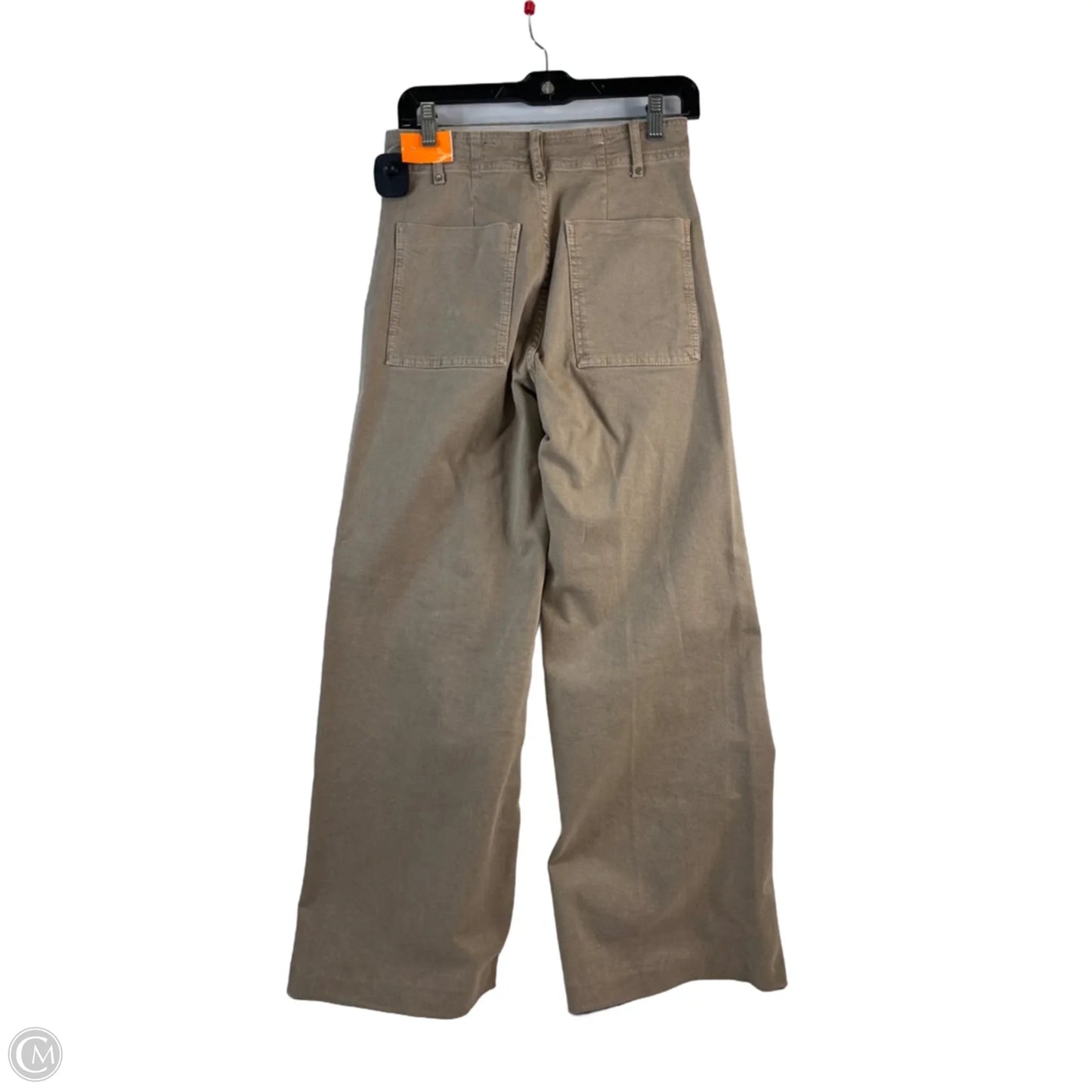 Jeans Wide Leg By Zara In Brown, Size: 6