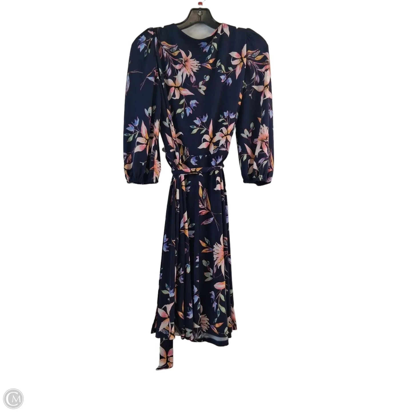 Dress Casual Midi By Eliza J In Blue & Purple, Size: Mp