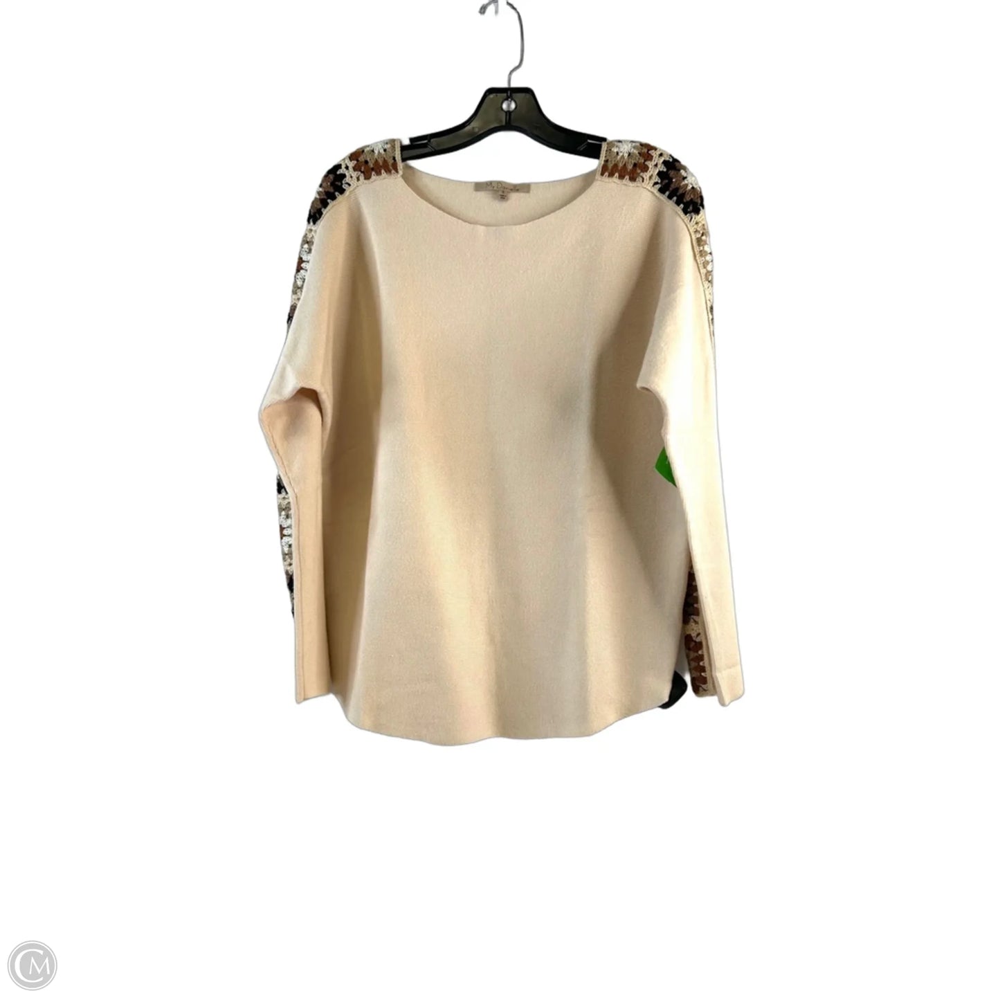 Top Long Sleeve By Clothes Mentor In Beige, Size: S