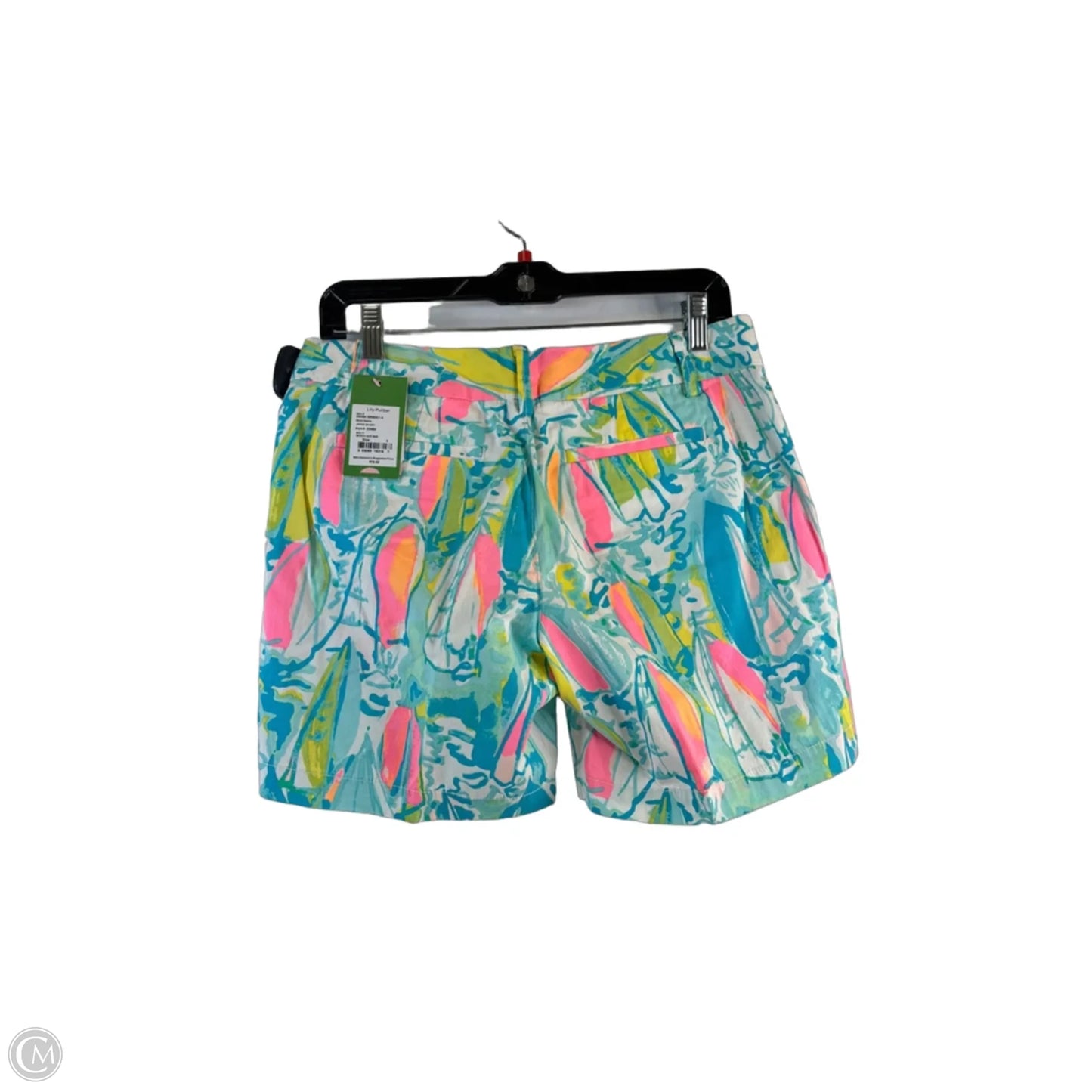 Shorts Designer By Lilly Pulitzer In Blue & White, Size: 4
