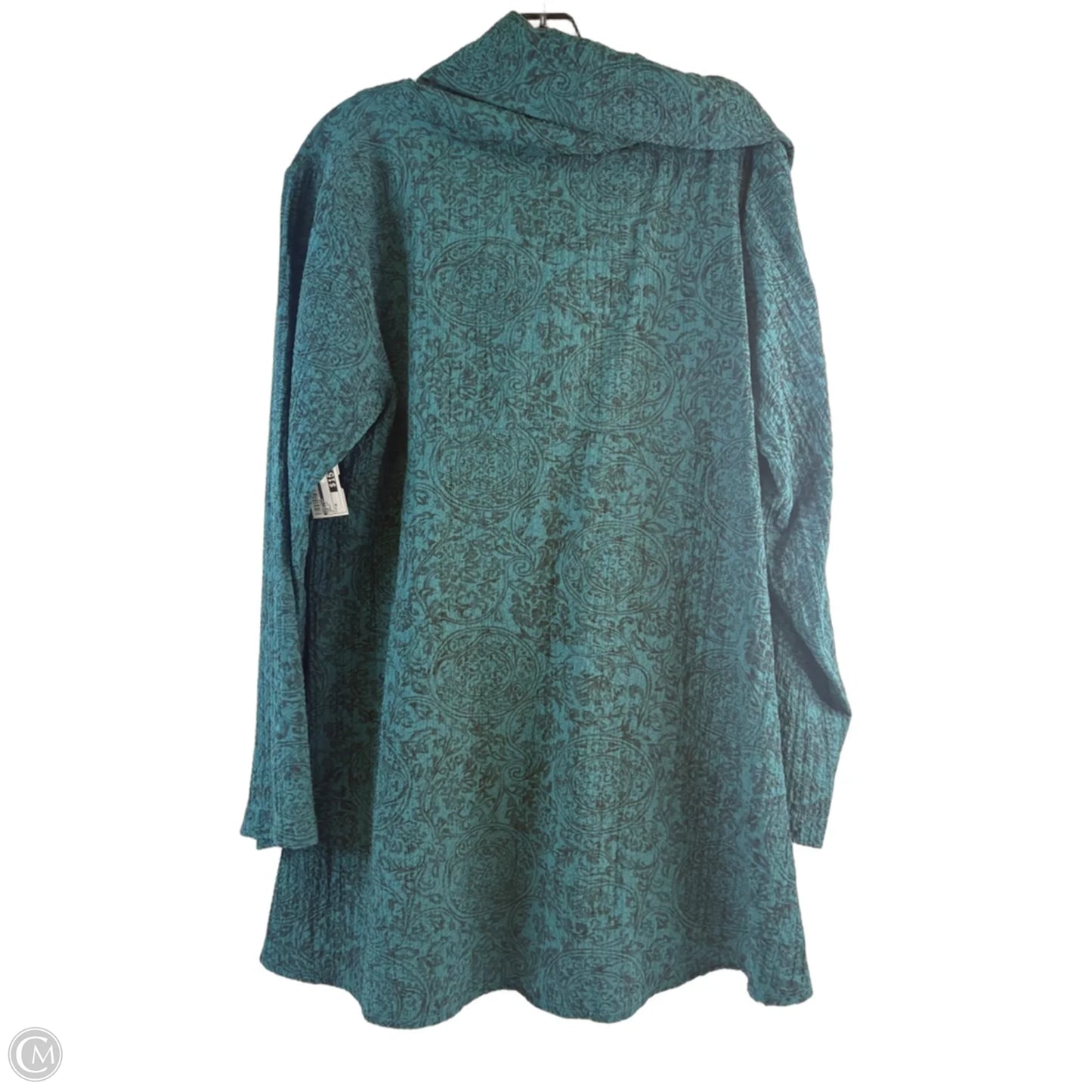 Top Long Sleeve By Habitat In Green, Size: M