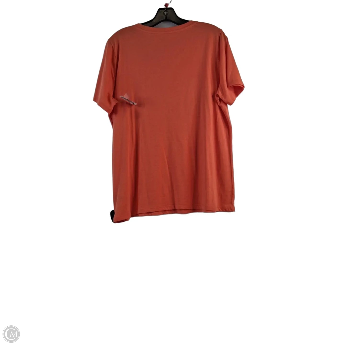 Top Short Sleeve Basic By Michael By Michael Kors In Orange, Size: L