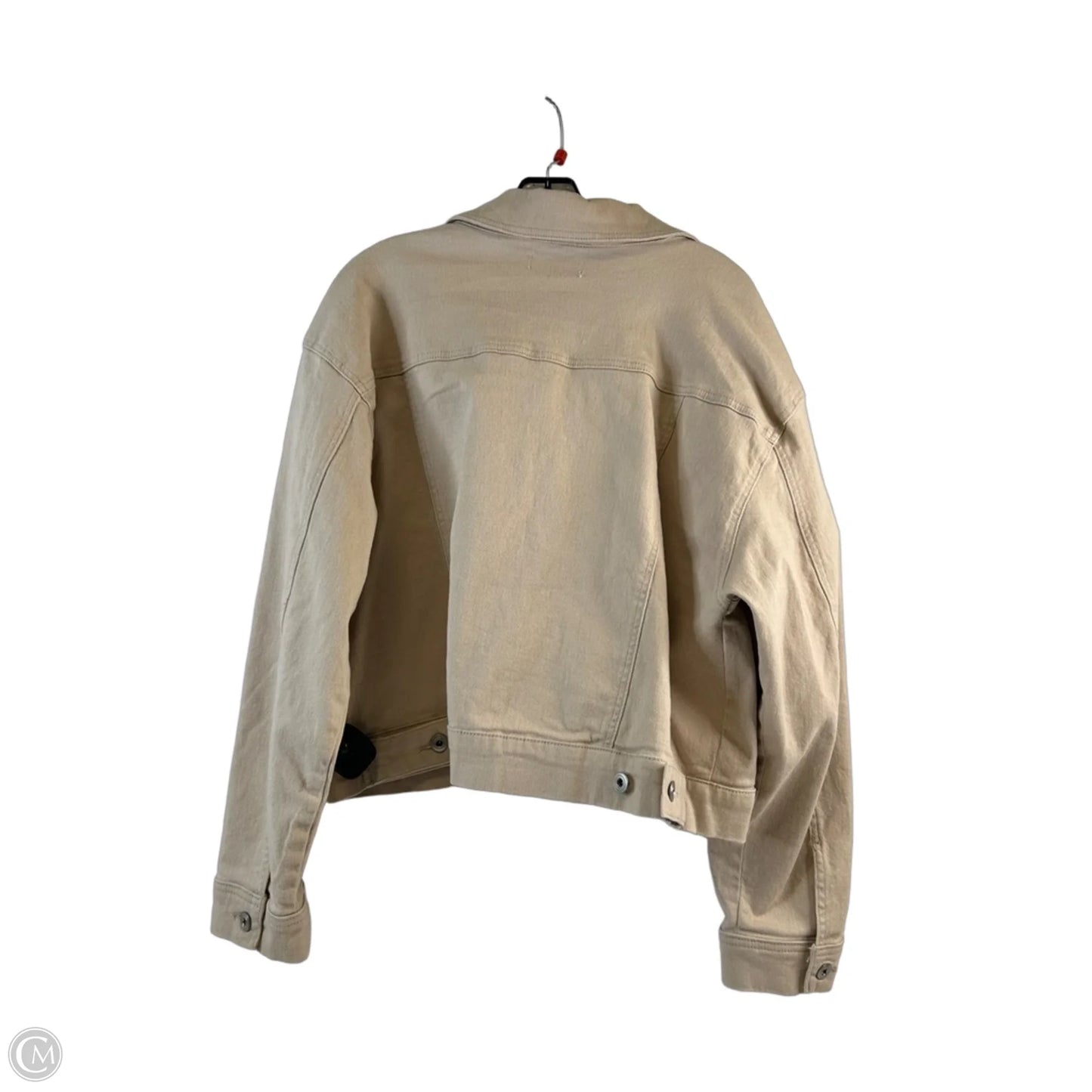 Jacket Denim By And Now This In Tan Denim, Size: L