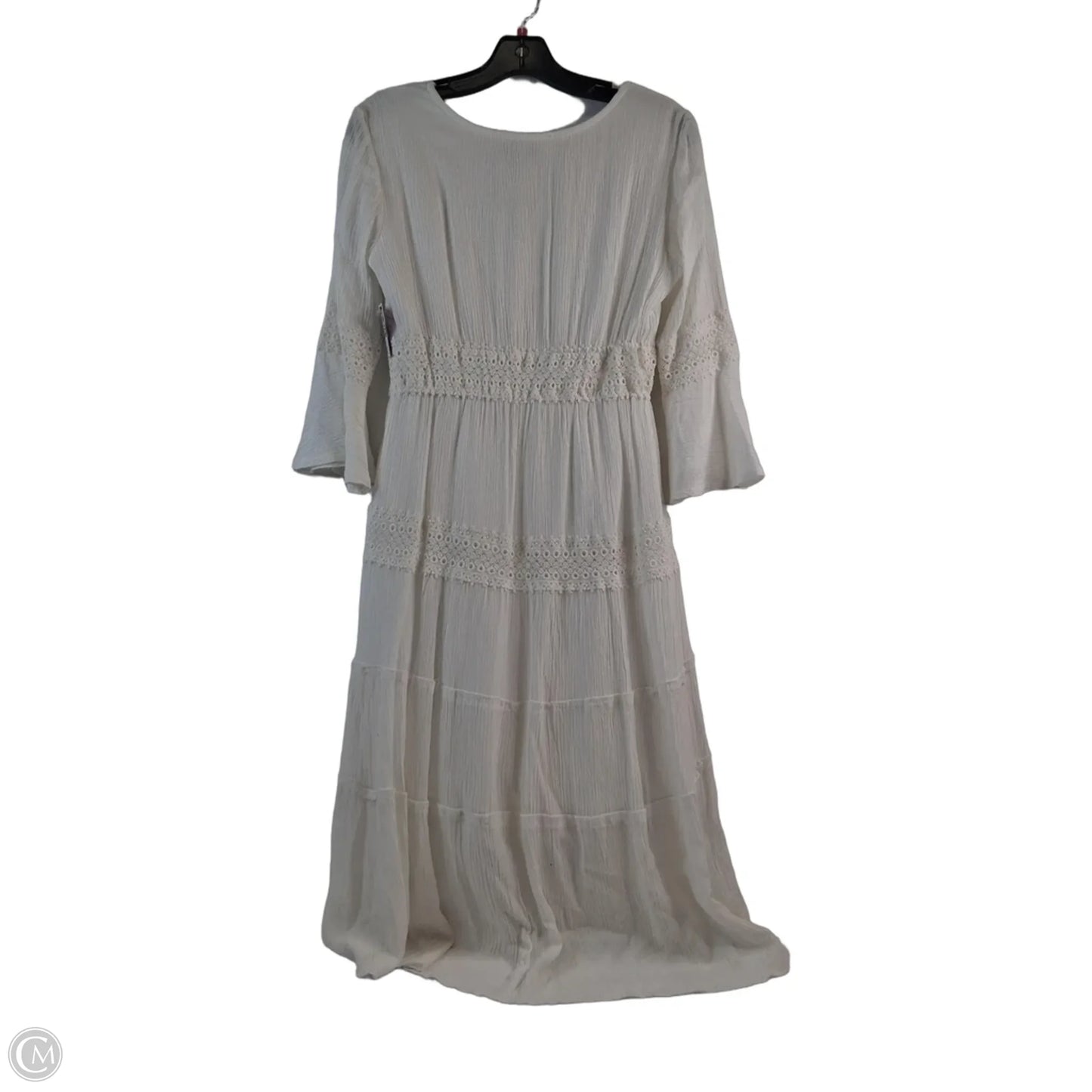 Dress Casual Midi By Solitaire In White, Size: M