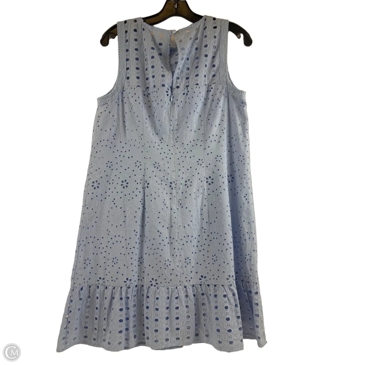 Dress Casual Midi By Loft In Blue, Size: M