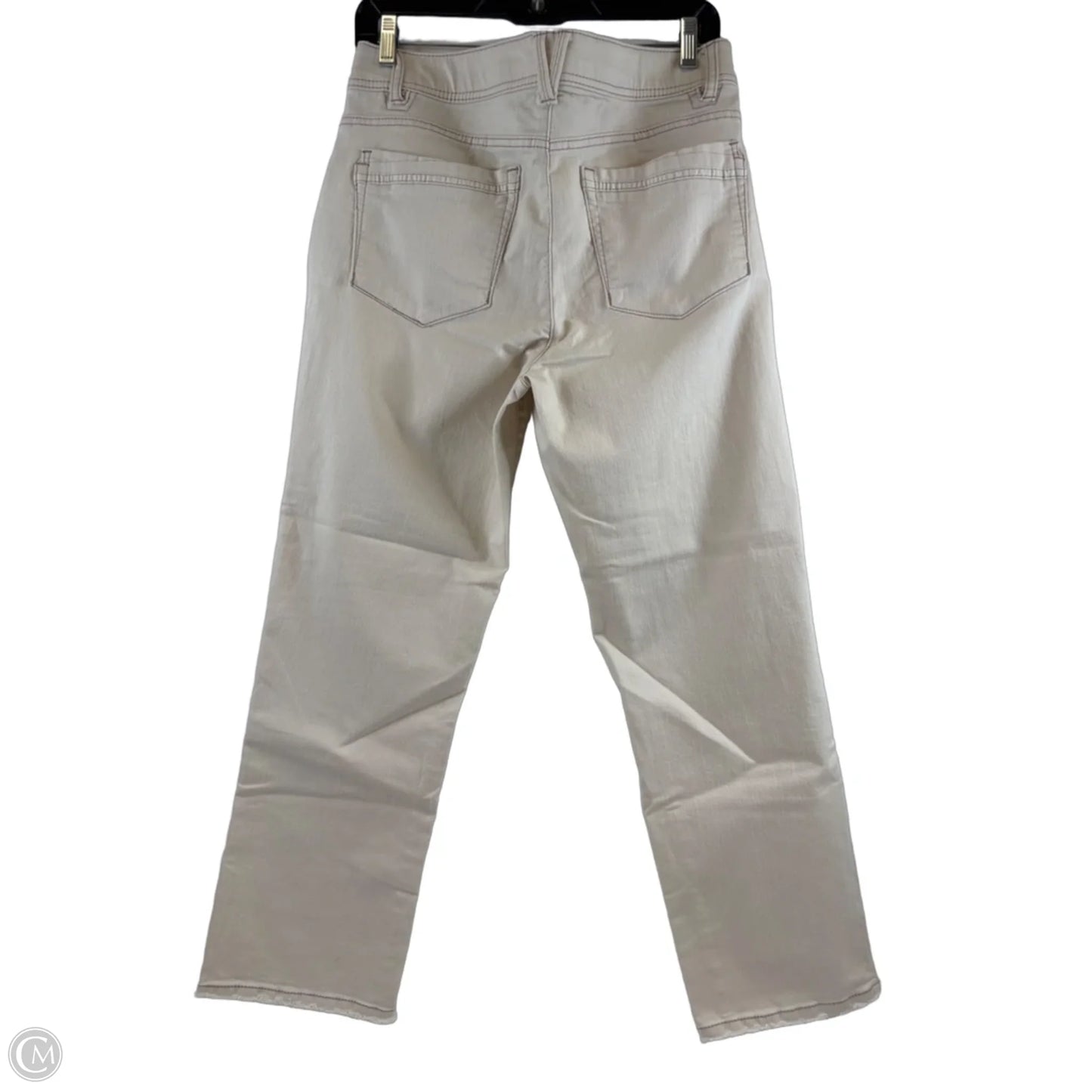 Jeans Straight By Democracy In Cream, Size: 12
