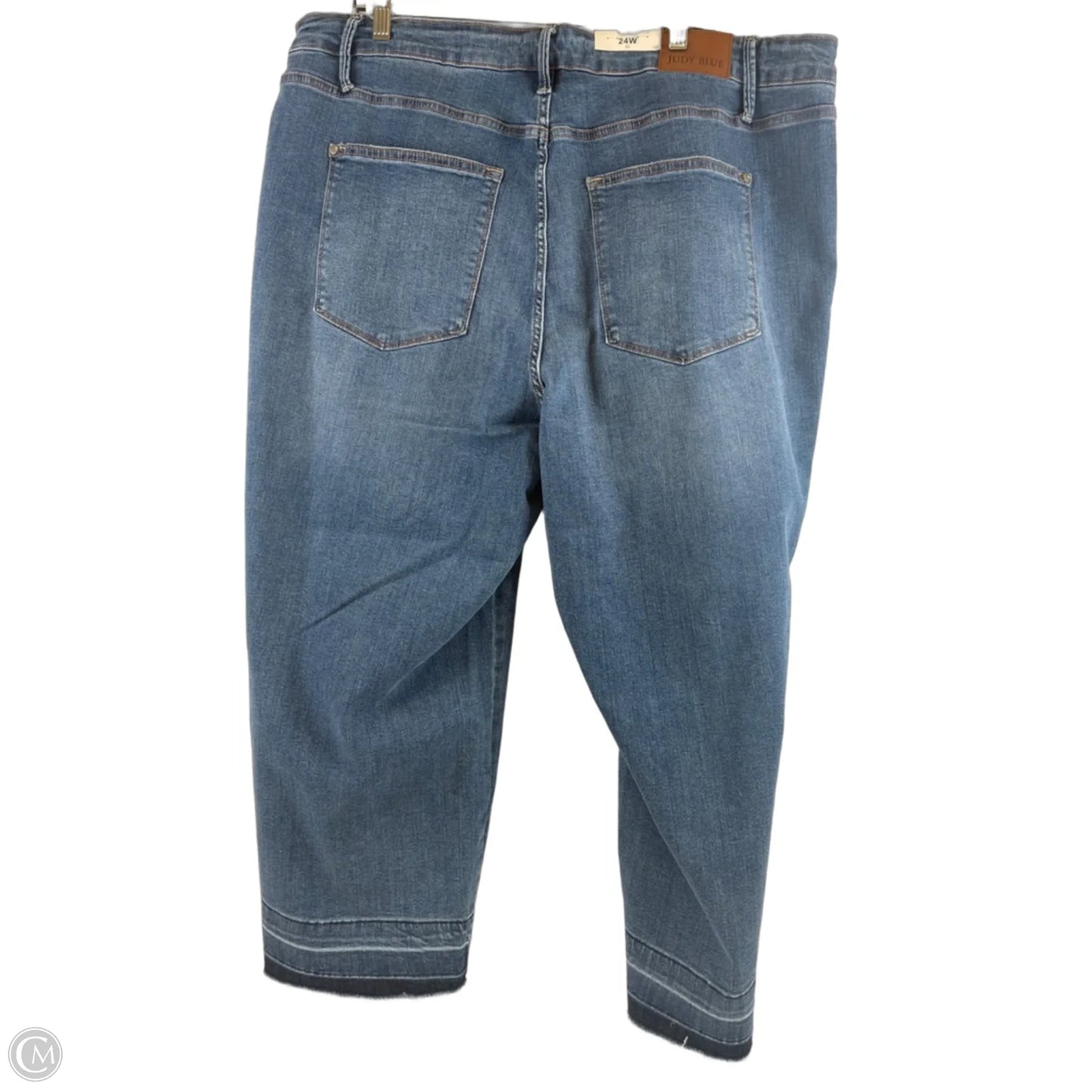 Jeans Wide Leg By Judy Blue In Blue Denim, Size: 24