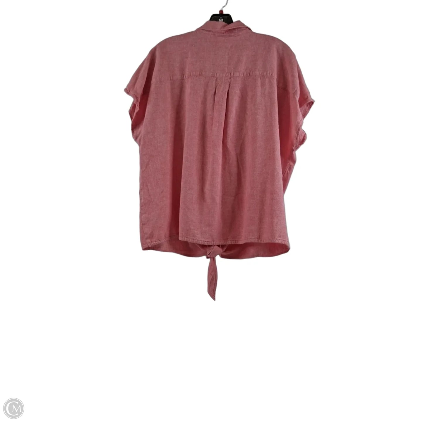 Top Short Sleeve By Talbots In Red, Size: Xl