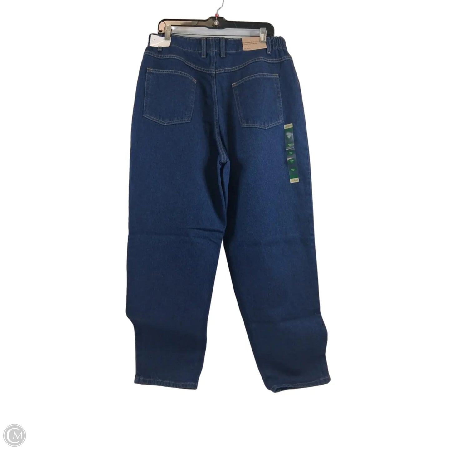 Jeans Straight By L.l. Bean In Blue Denim, Size: 20