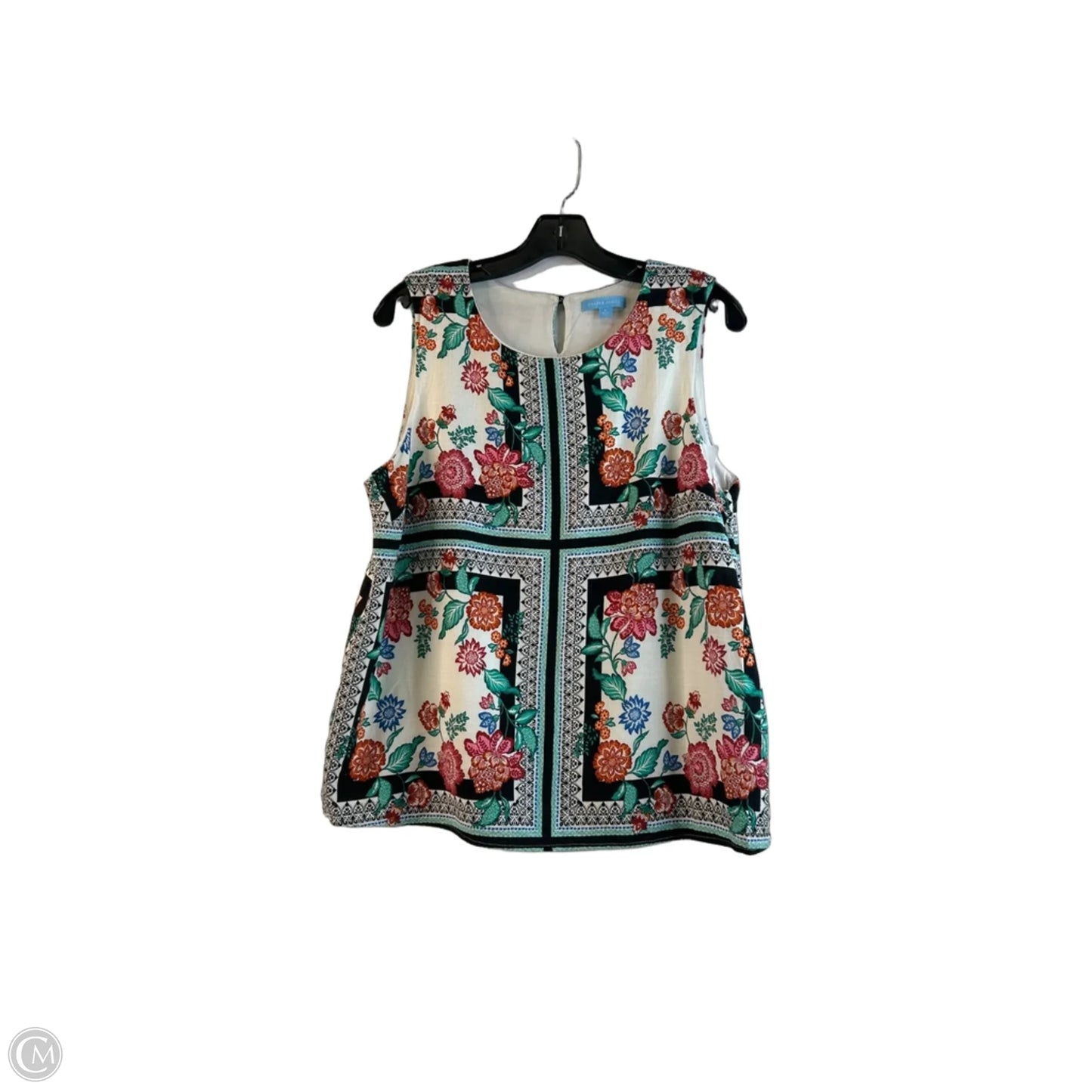 Top Sleeveless By Draper James In Floral Print, Size: L