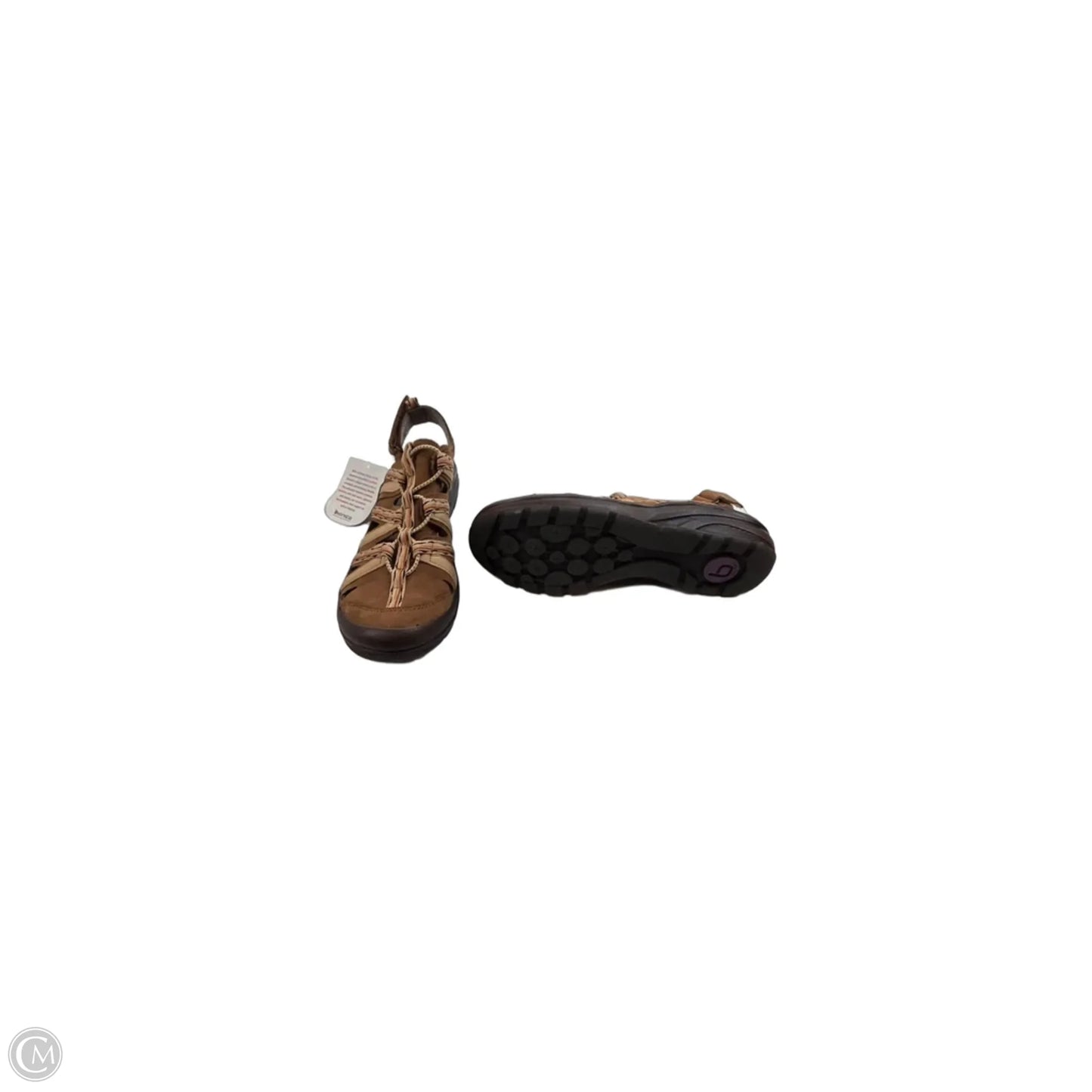 Sandals Sport By Clothes Mentor In Brown, Size: 10