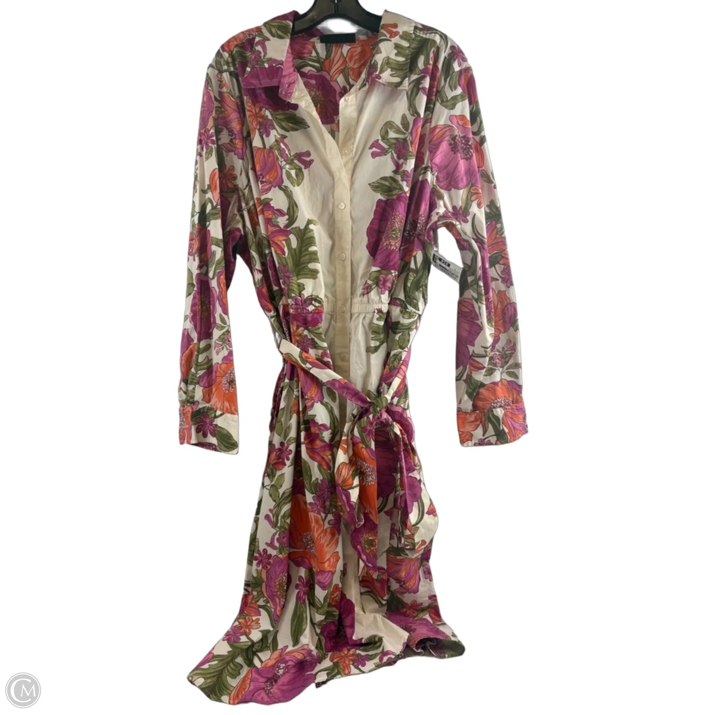 Dress Casual Midi By Lane Bryant In Floral Print, Size: 3x