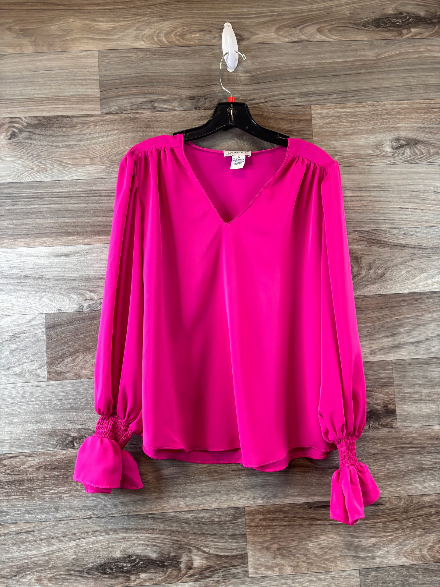 Top Long Sleeve By Carmen By Carmen Marc Valvo  Size: S